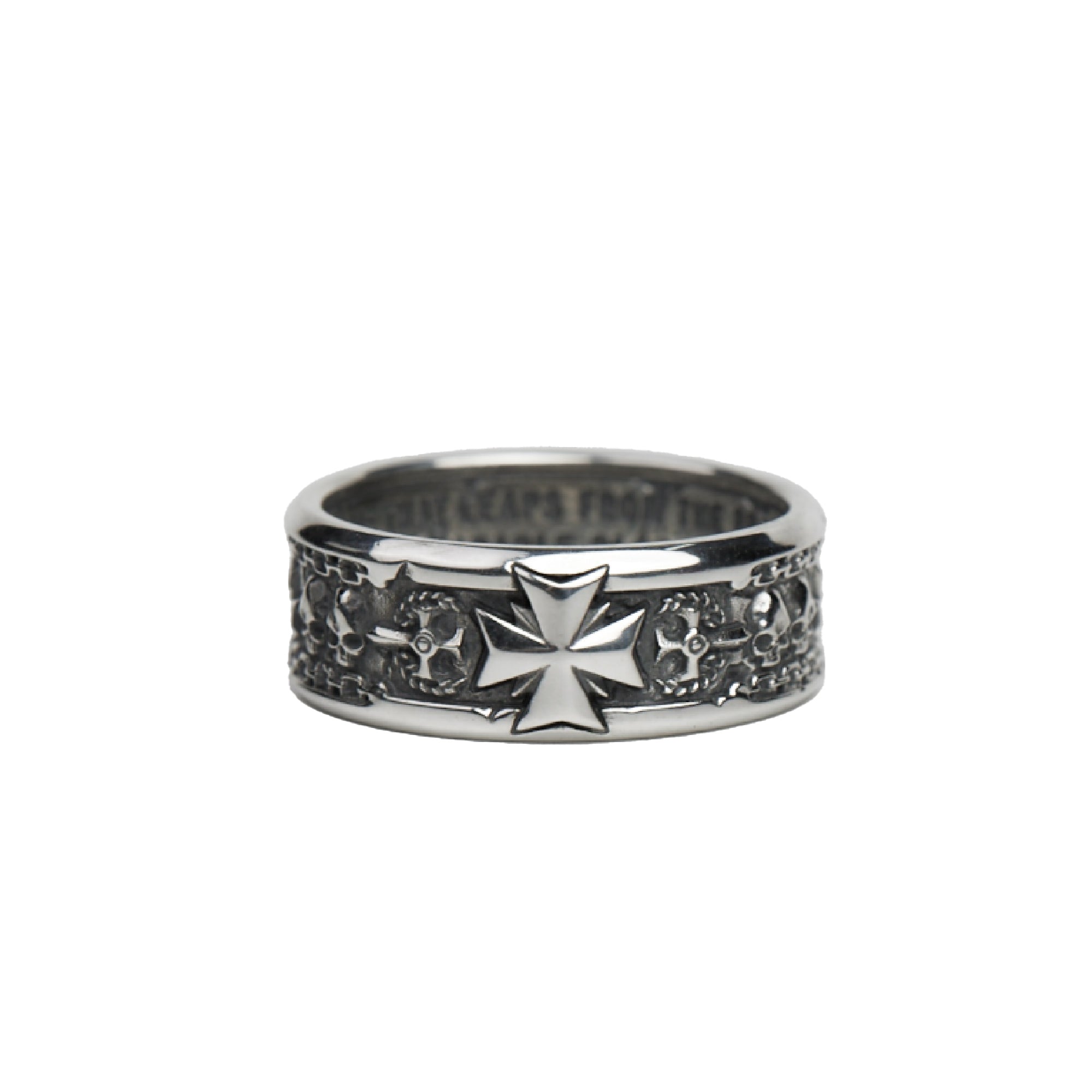 Black Templar Warhammer Ring of Crusader Vows Silver Empire Champion Ring Starforged